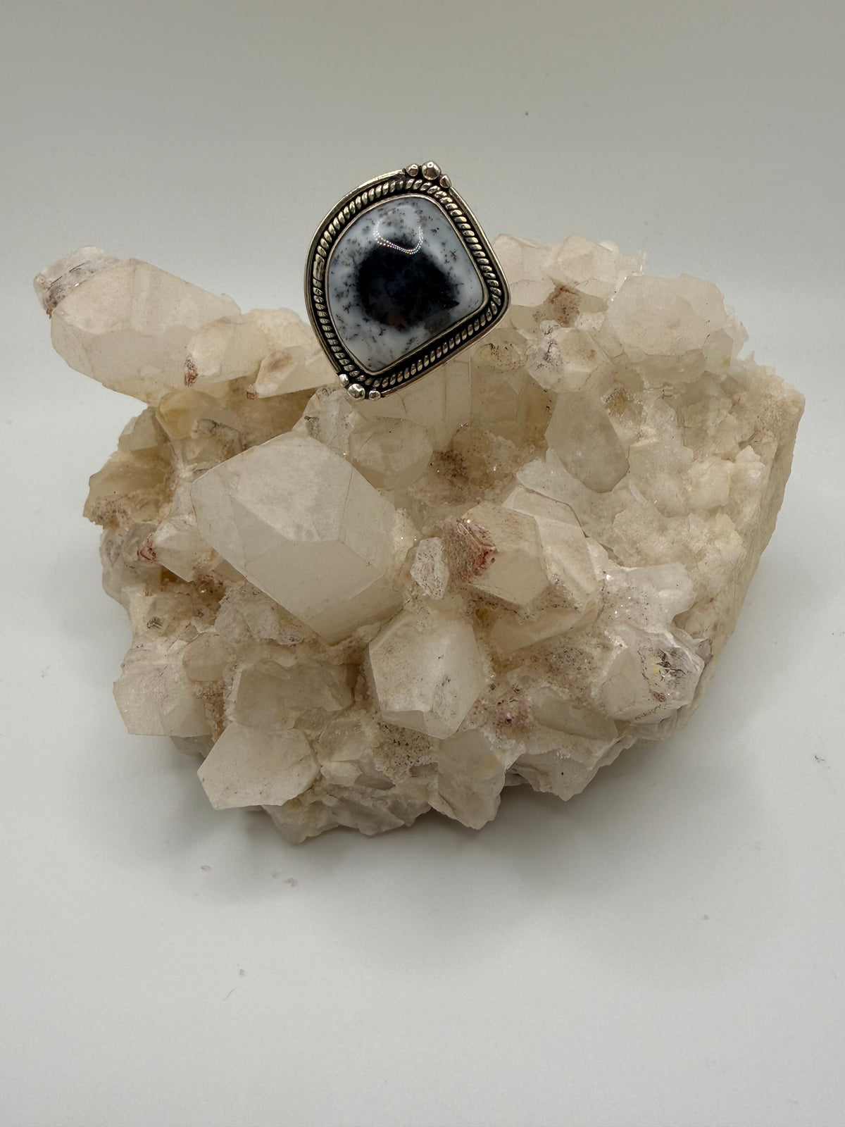 Dendritic Agate Ring