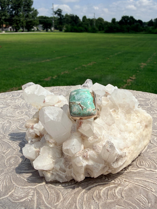Square Variscite Ring