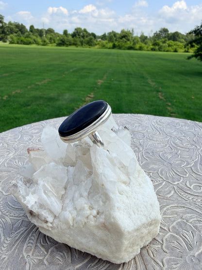 Oval Labradorite Ring