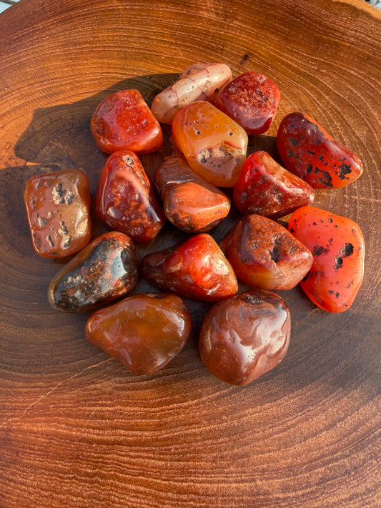 Tumbled Carnelian Crystal