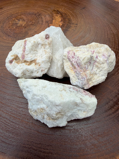 Rough Pink Tourmaline Crystal