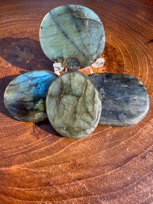 Grade A Labradorite Medallions