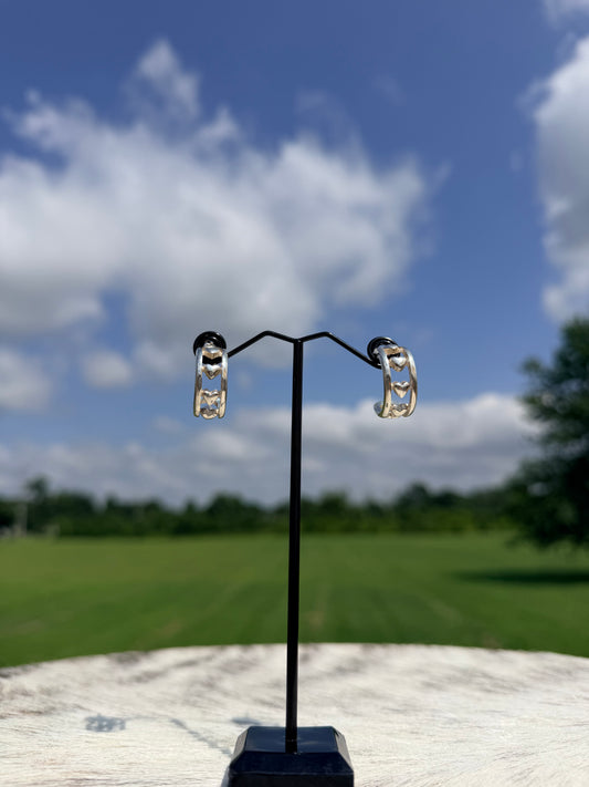 Heart Hoop Earrings