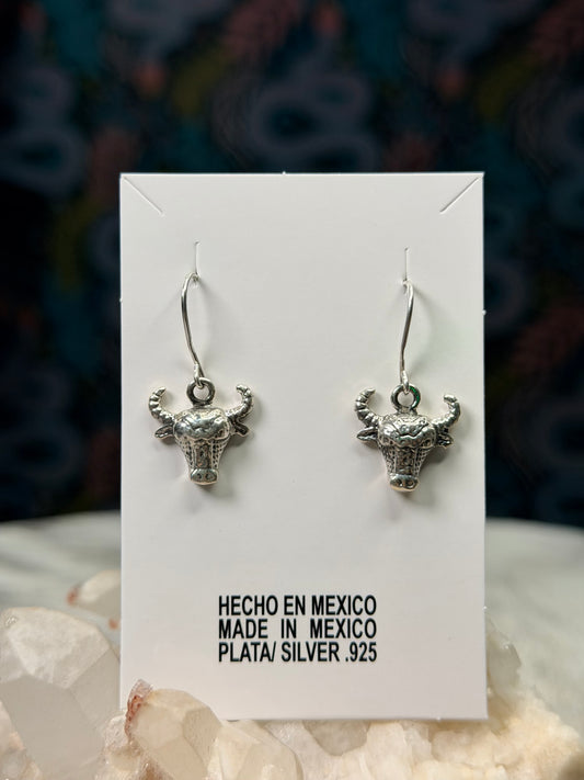 Bull Dangle Earrings