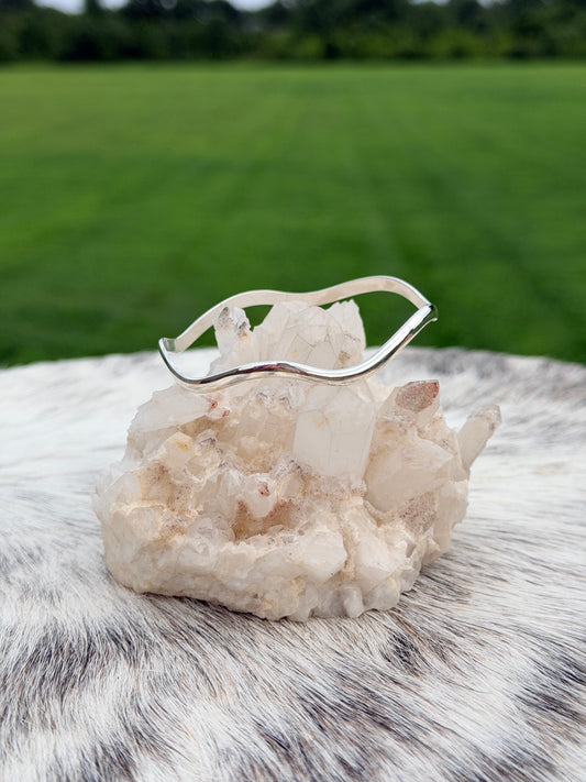 Flat Wavy Bangle