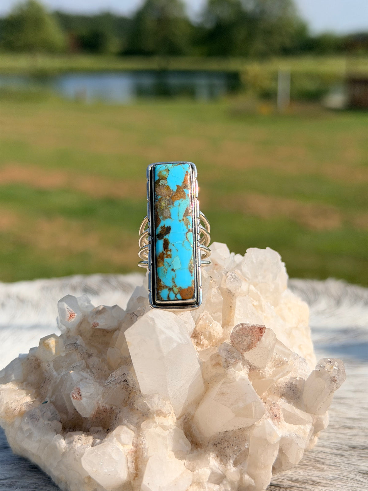 Turquoise Bar Ring