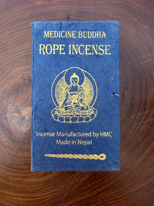 Herbal Rope Incense w/Stand