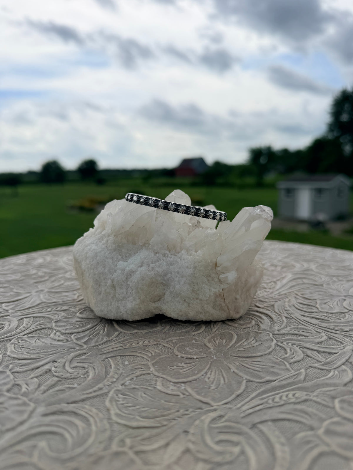 Thin Starburst Cuff