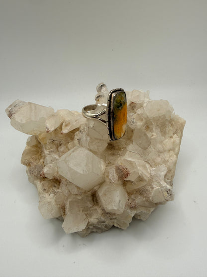 Elongated Rectangle Bumblebee Ring