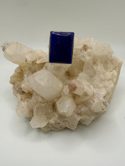 Rectangle Lapis Lazuli Ring