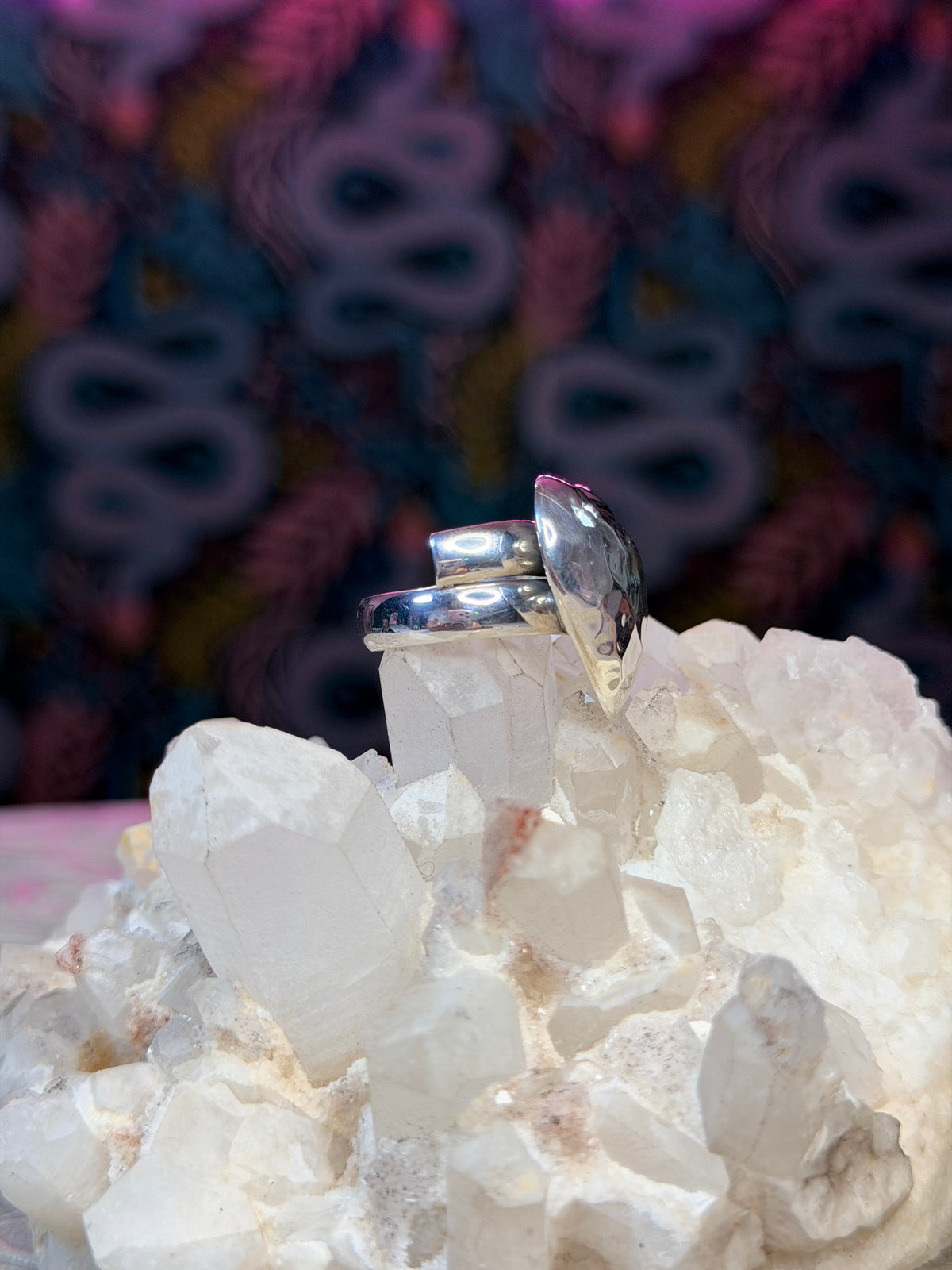 Hammered Heart Ring