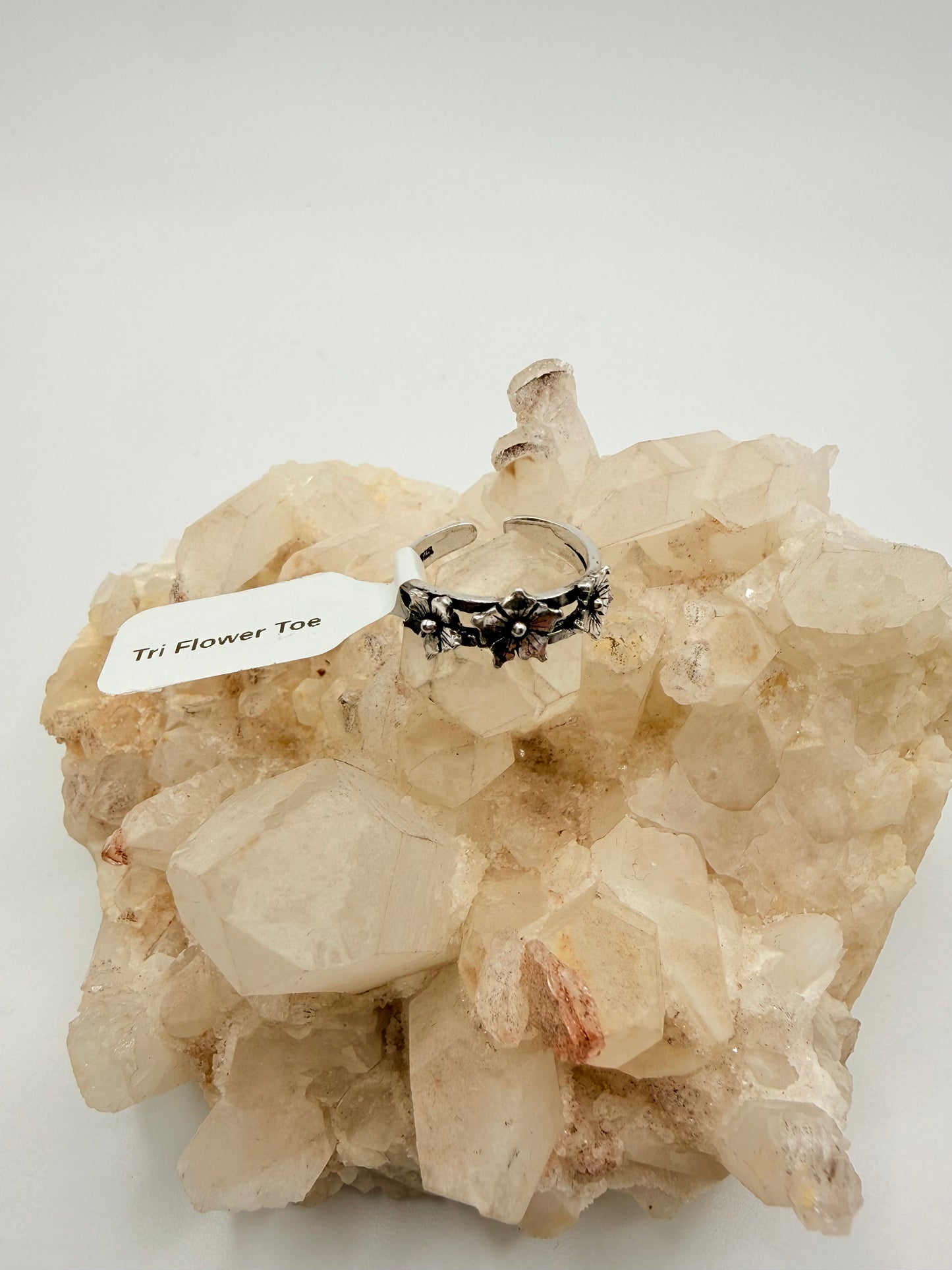 Triple Flower Toe Ring