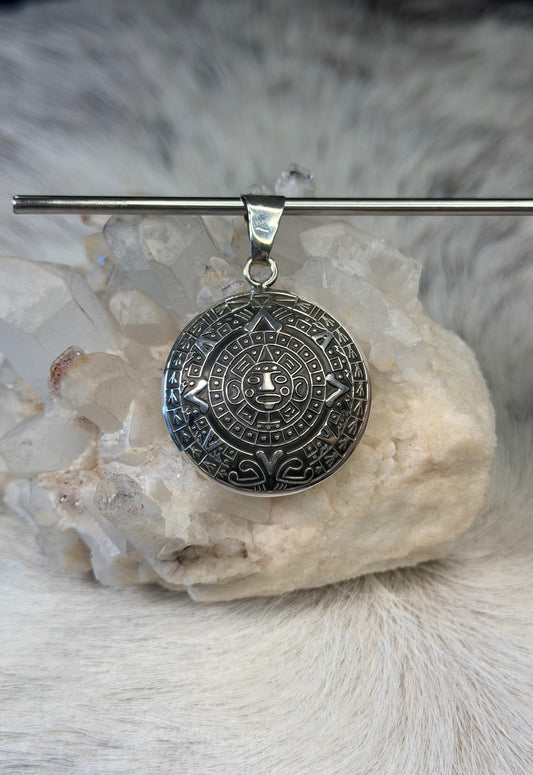Aztec Calendar Pendant