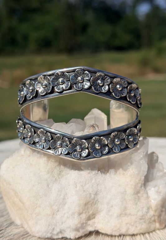 Double Row Wildflower Cuff