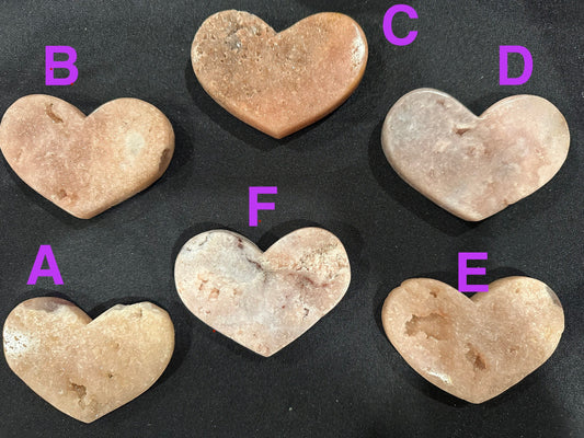 Pink Amethyst Heart