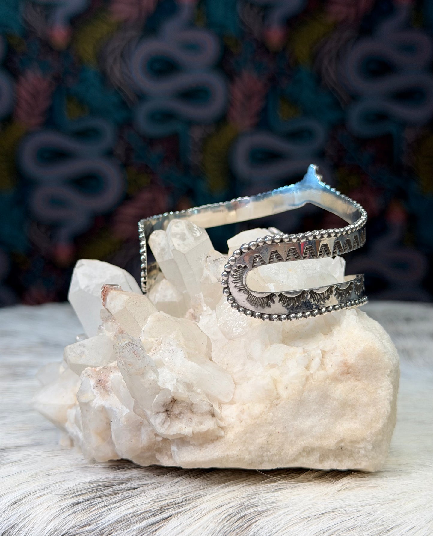 Silver Empress Cuff