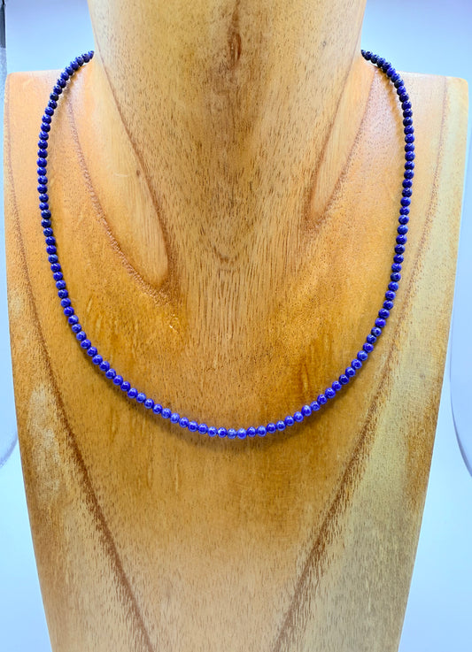 Lapis Lazuli 3mm Necklace