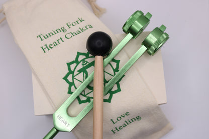 Chakra Weighted Aluminum Tuning Forks