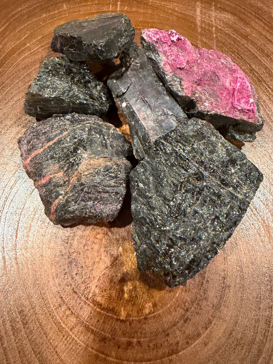 Rough Pink Tourmaline Crystal