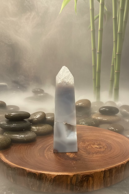 Orca Agate Obelisk