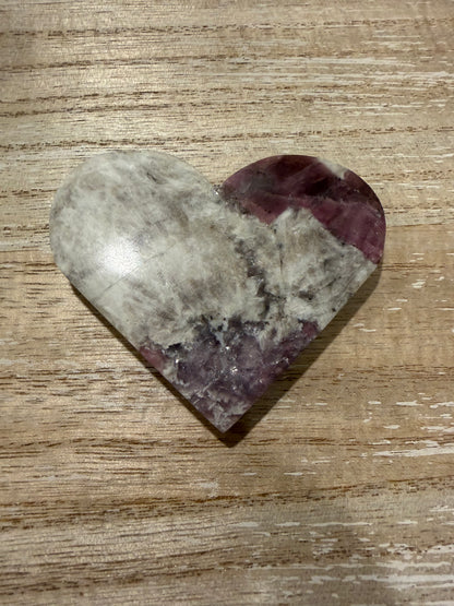 Pink Tourmaline Heart
