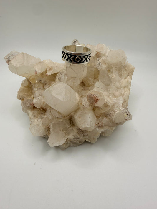 Aztec Band Ring