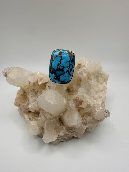 Rectangle Turquoise Ring