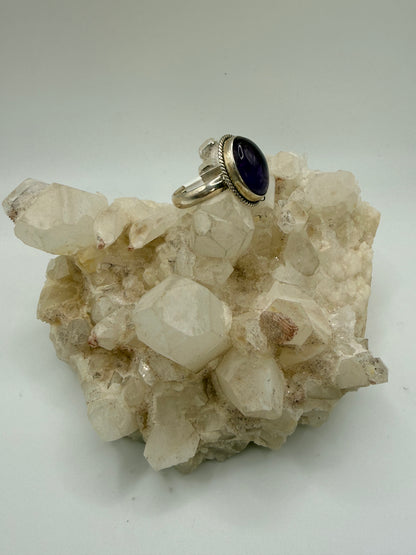 Oval Amethyst Ring