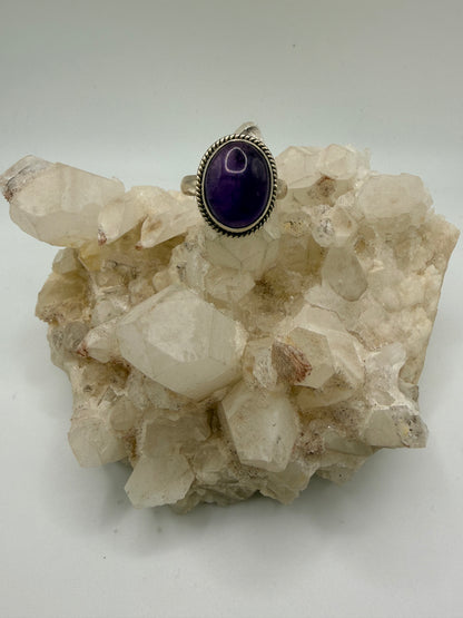 Oval Amethyst Ring