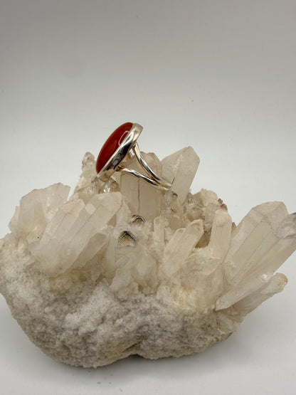 Oval Carnelian Ring