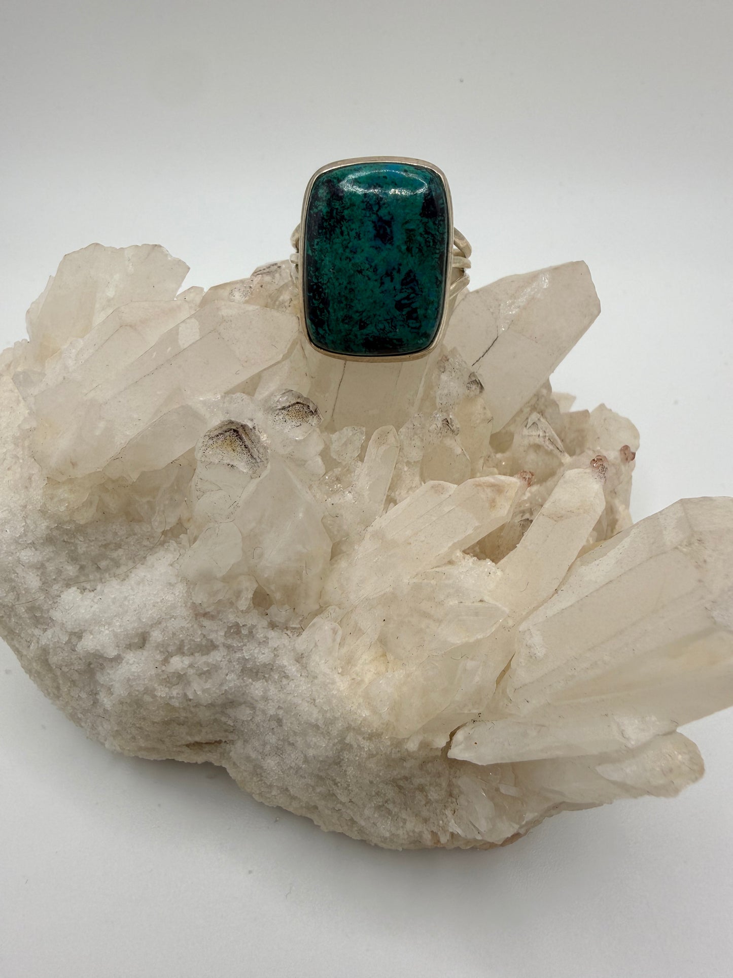 Chrysocolla Rectangle Ring