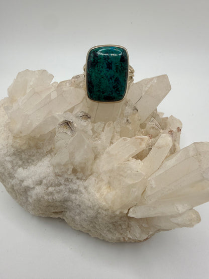 Chrysocolla Rectangle Ring