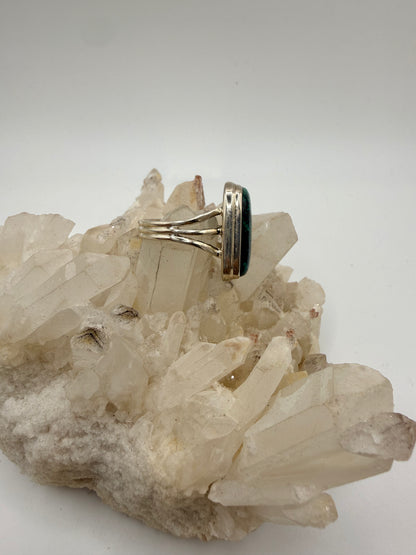 Chrysocolla Rectangle Ring
