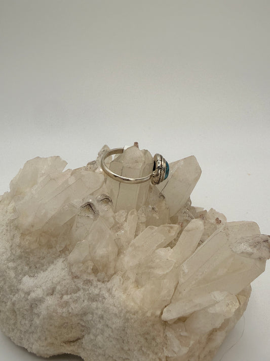 Circular Turquoise Composite Ring