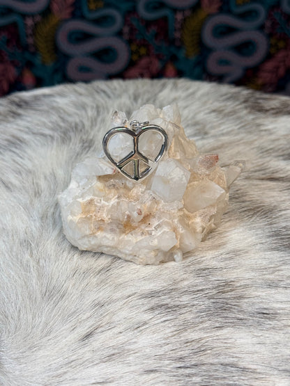 Peace Heart Pendant