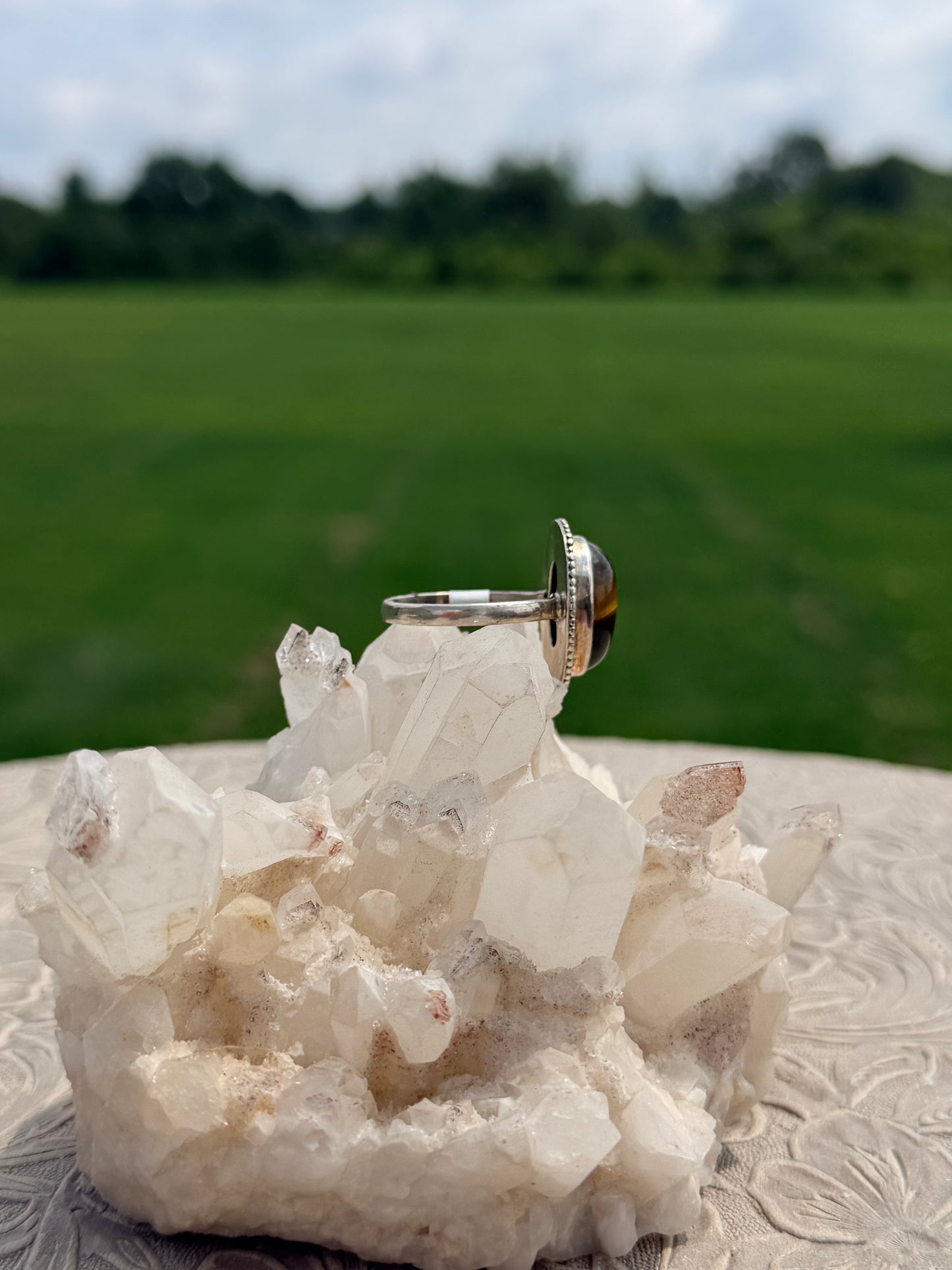 Oval Tigers Eye Ring