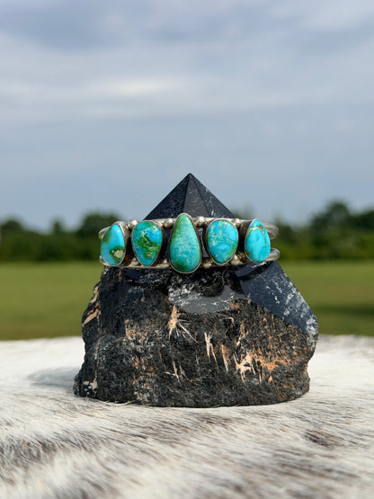 Agustine Largo Sonoran Turquoise Cuff