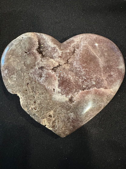 Amethyst Heart w/Stand