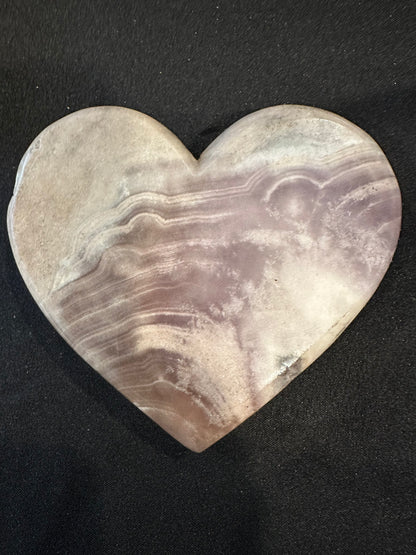 Amethyst Heart w/Stand