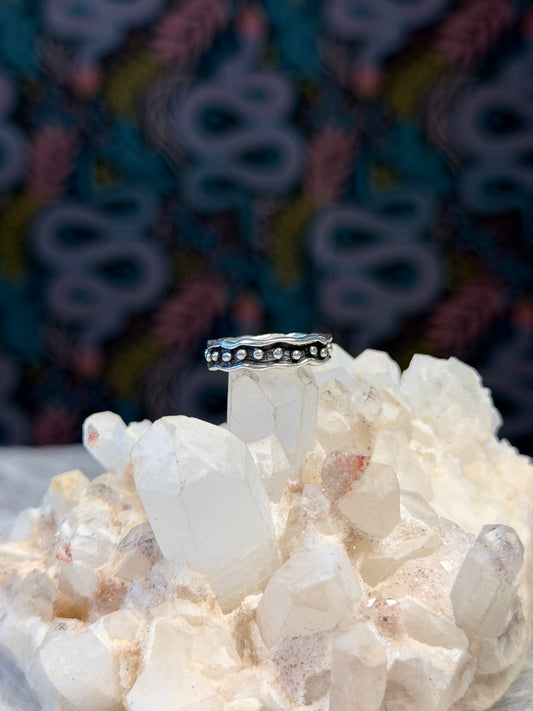 Dotted Band Ring