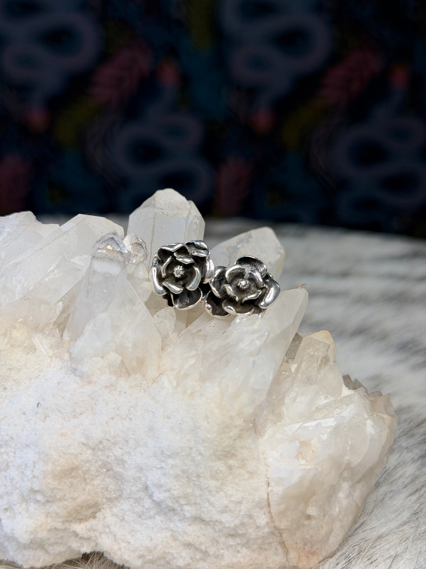 Rose Stud Earring