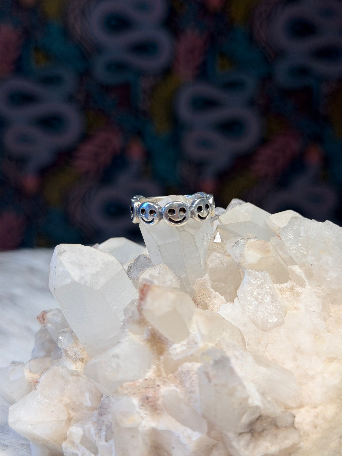 Smiley Band Ring