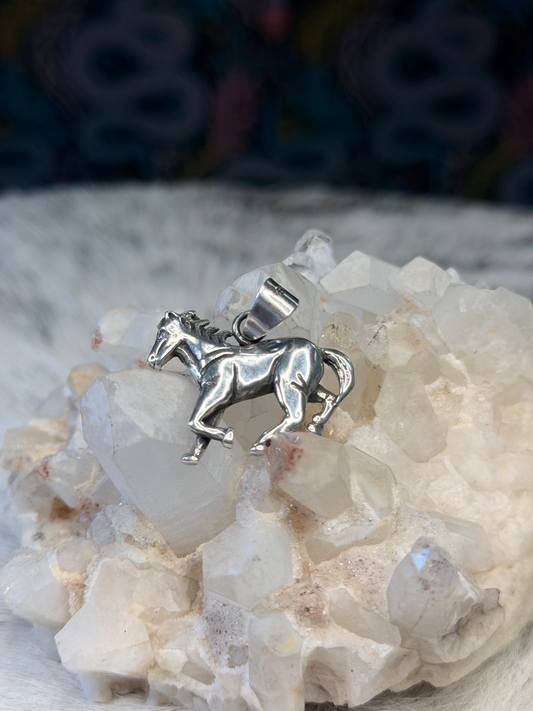 Solid Horse Pendant