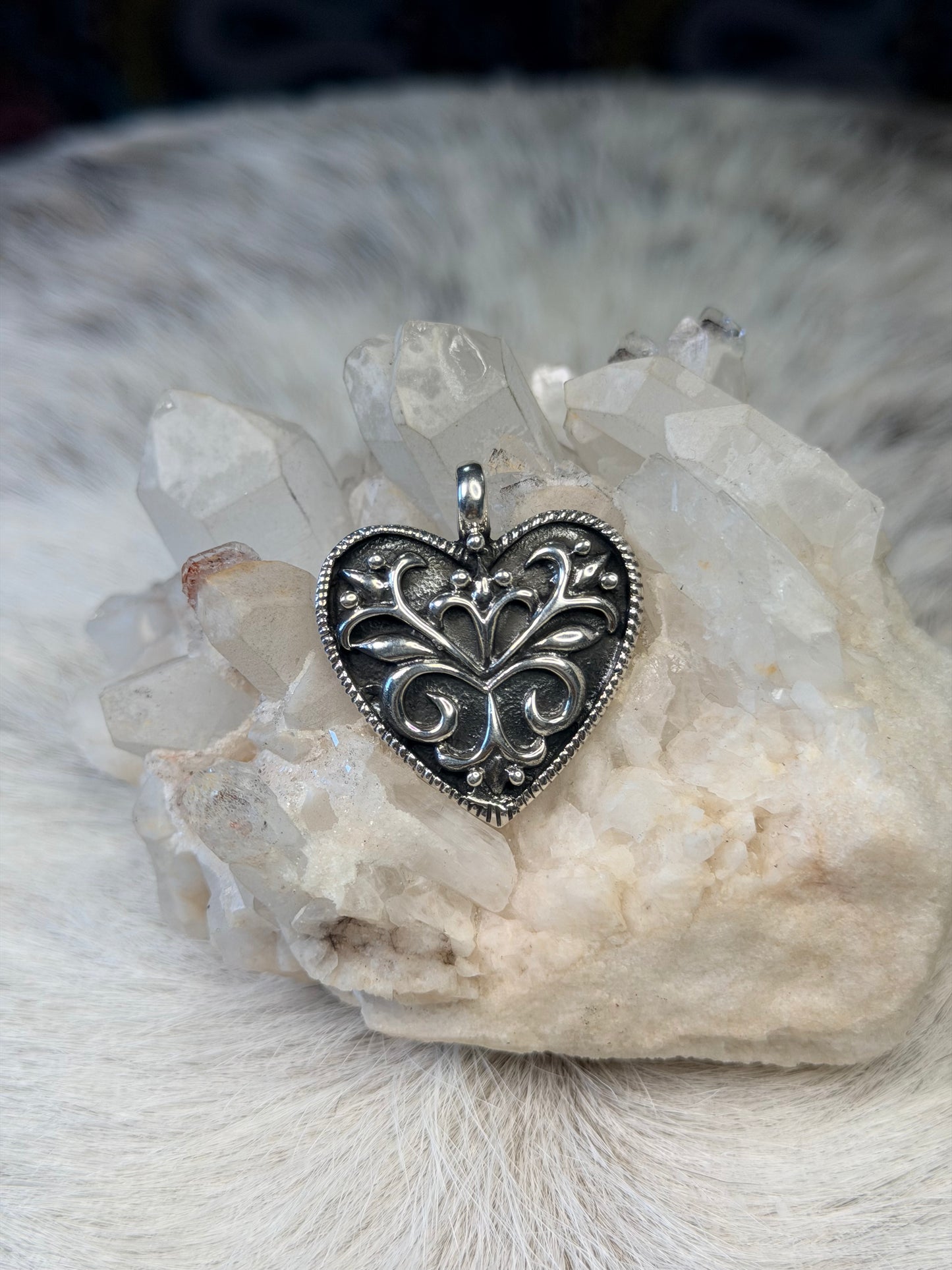 Baroque Heart Pendant