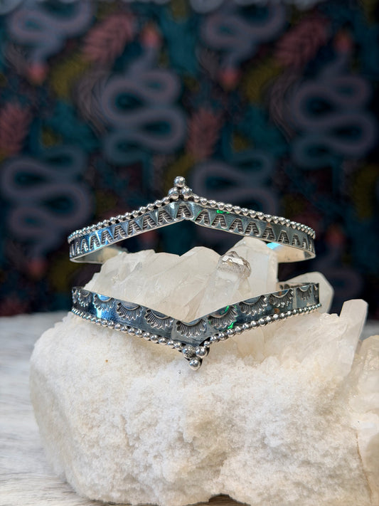 Silver Empress Cuff