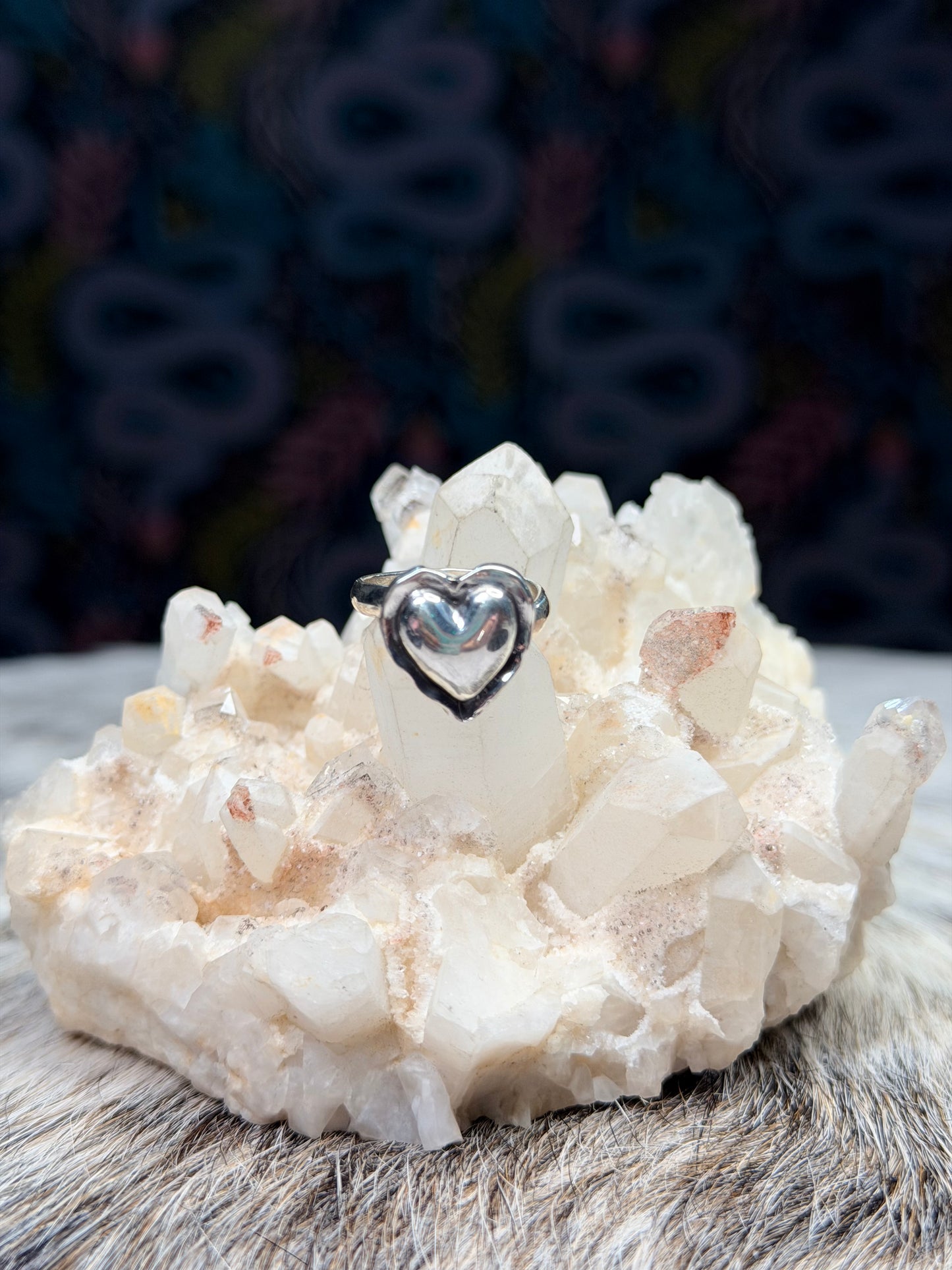 Adjustable Small Heart Ring