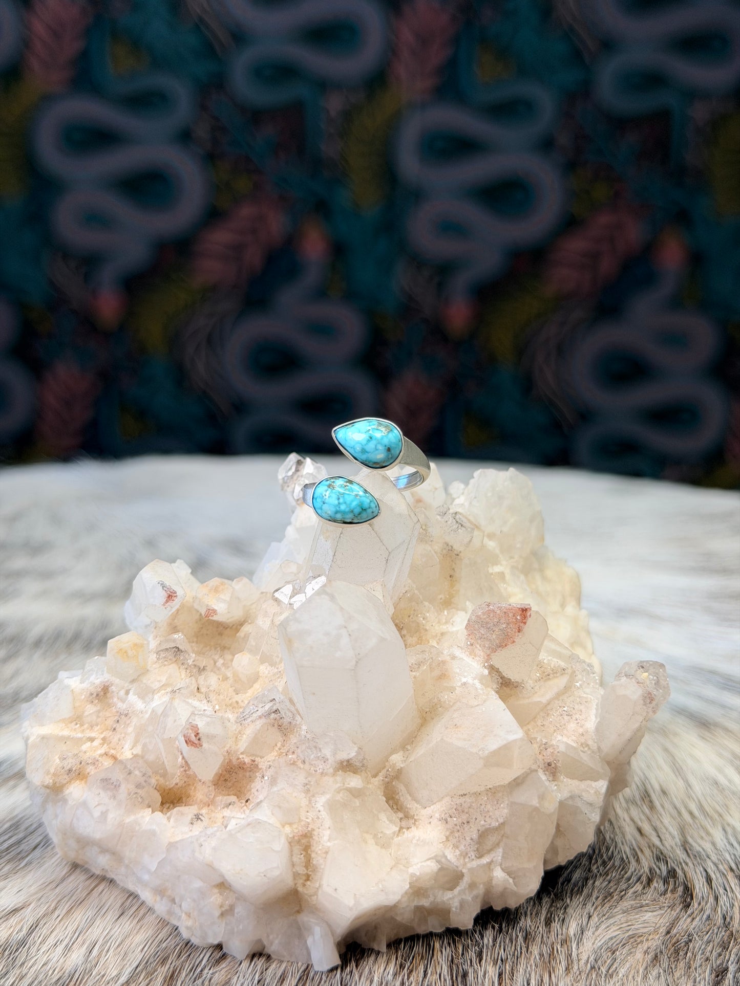Bypass Turquoise Ring