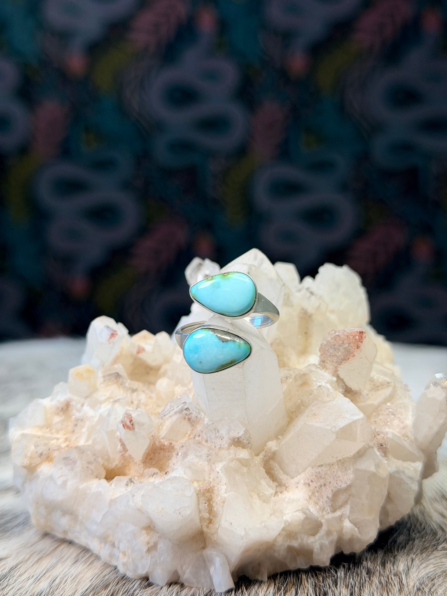 Bypass Turquoise Ring