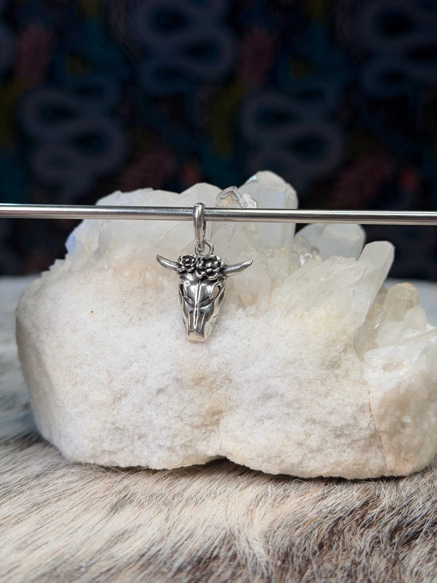 Small Longhorn Pendant