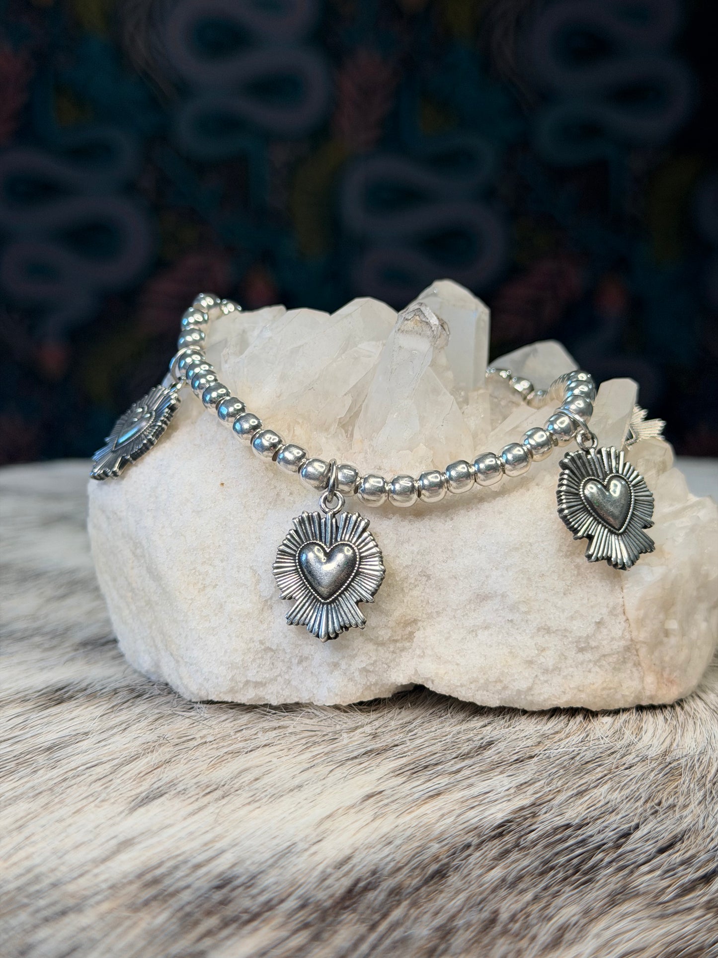Milagrito Silver Bead Bracelet